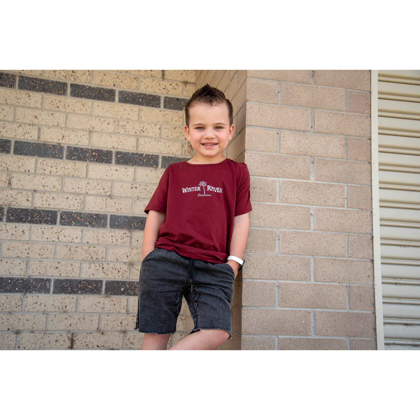 Winter and Raven - Branded Palm Tee