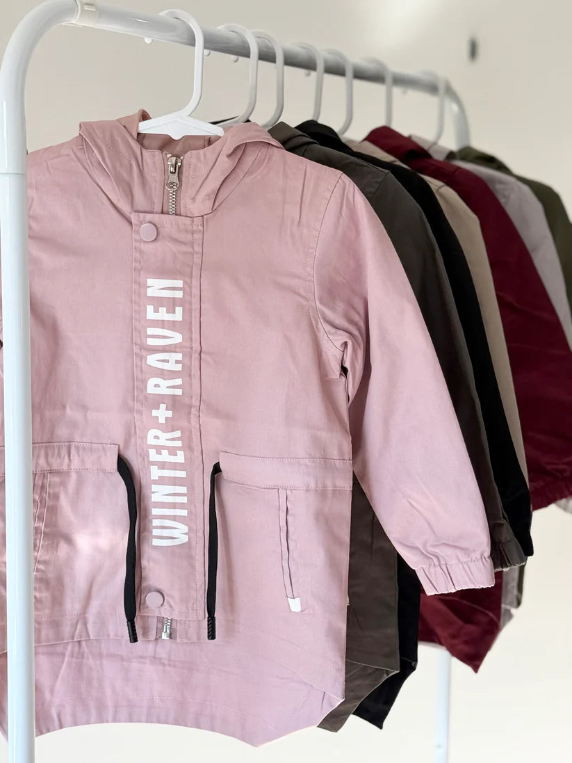 Winter and Raven - Dusty Pink Anorak