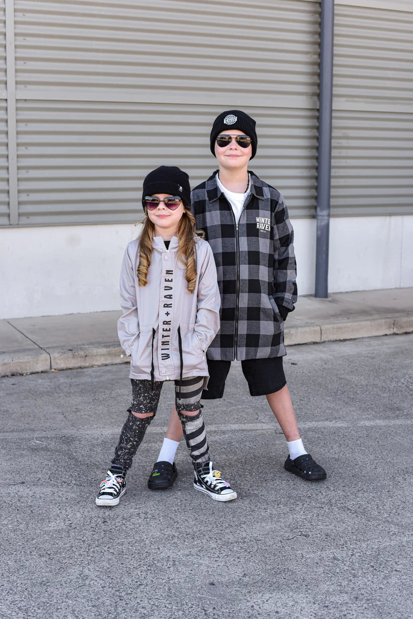 Winter and Raven - Stone Fade Anorak