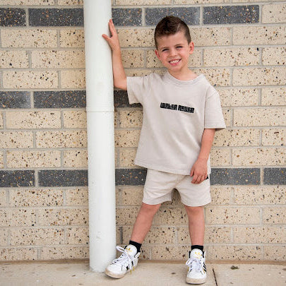 Winter and Raven - Luxe Acid Wash Tee | Vintage Stone