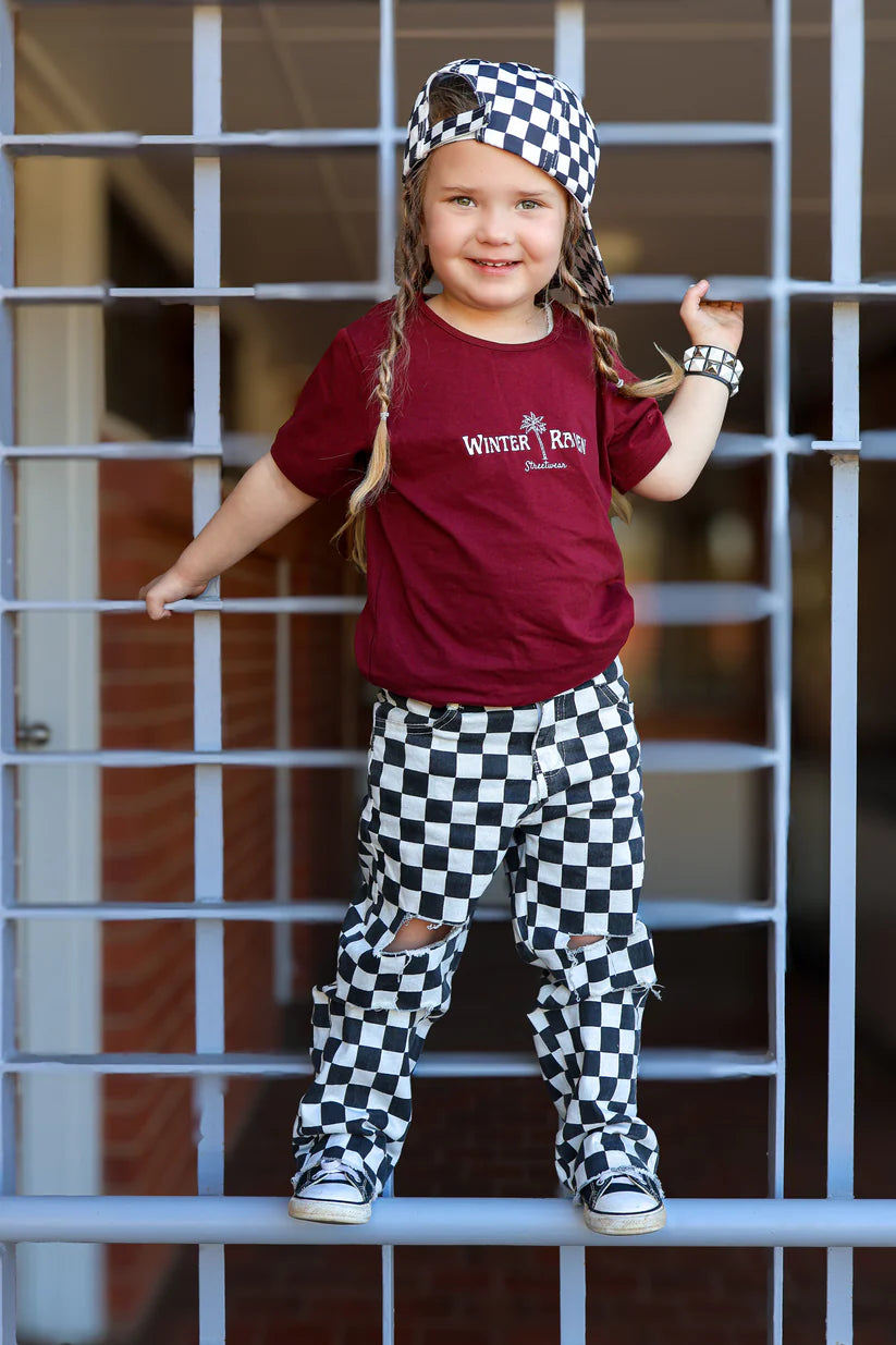 Winter and Raven - Branded Palm Tee