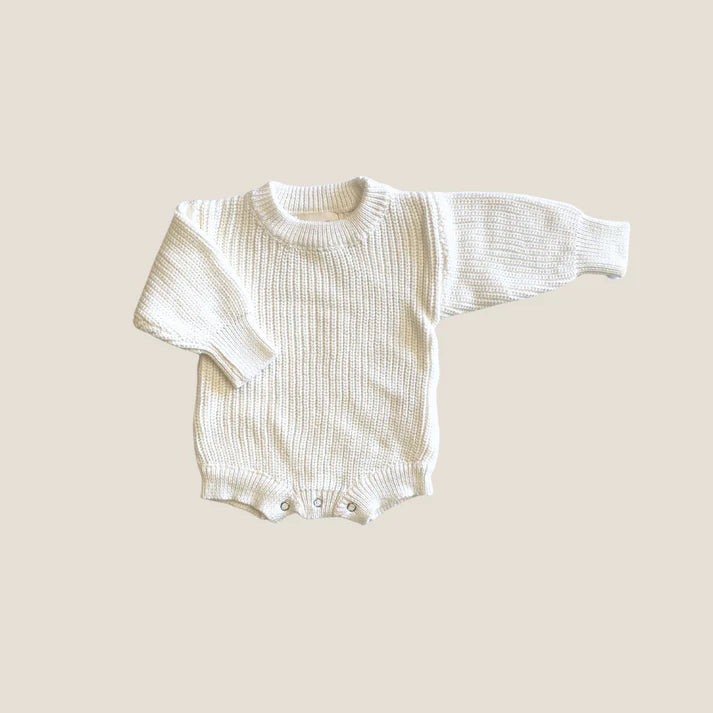 Breezy Co. - Knit Romper | Milk