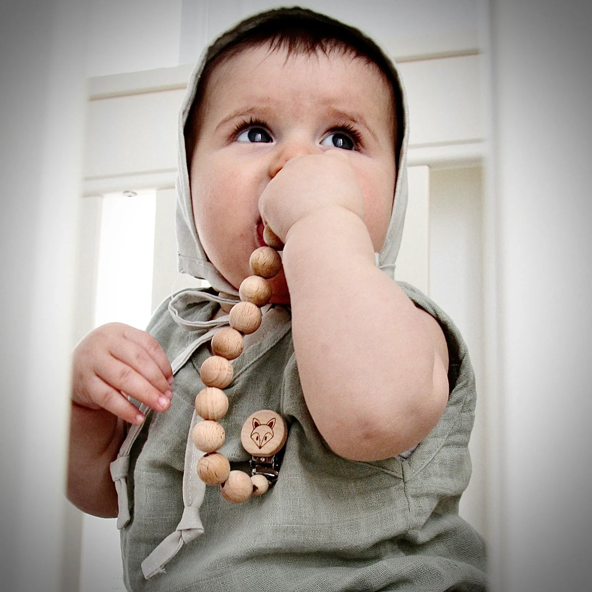 Our Little Helpers - Chunky Natural Beaded Dummy Chain | Various Colours