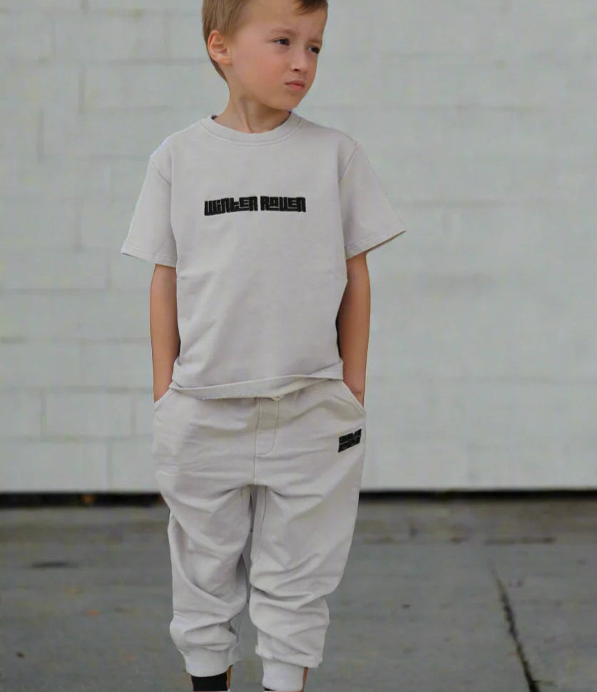 Winter and Raven - Luxe Acid Wash Tee | Vintage Stone