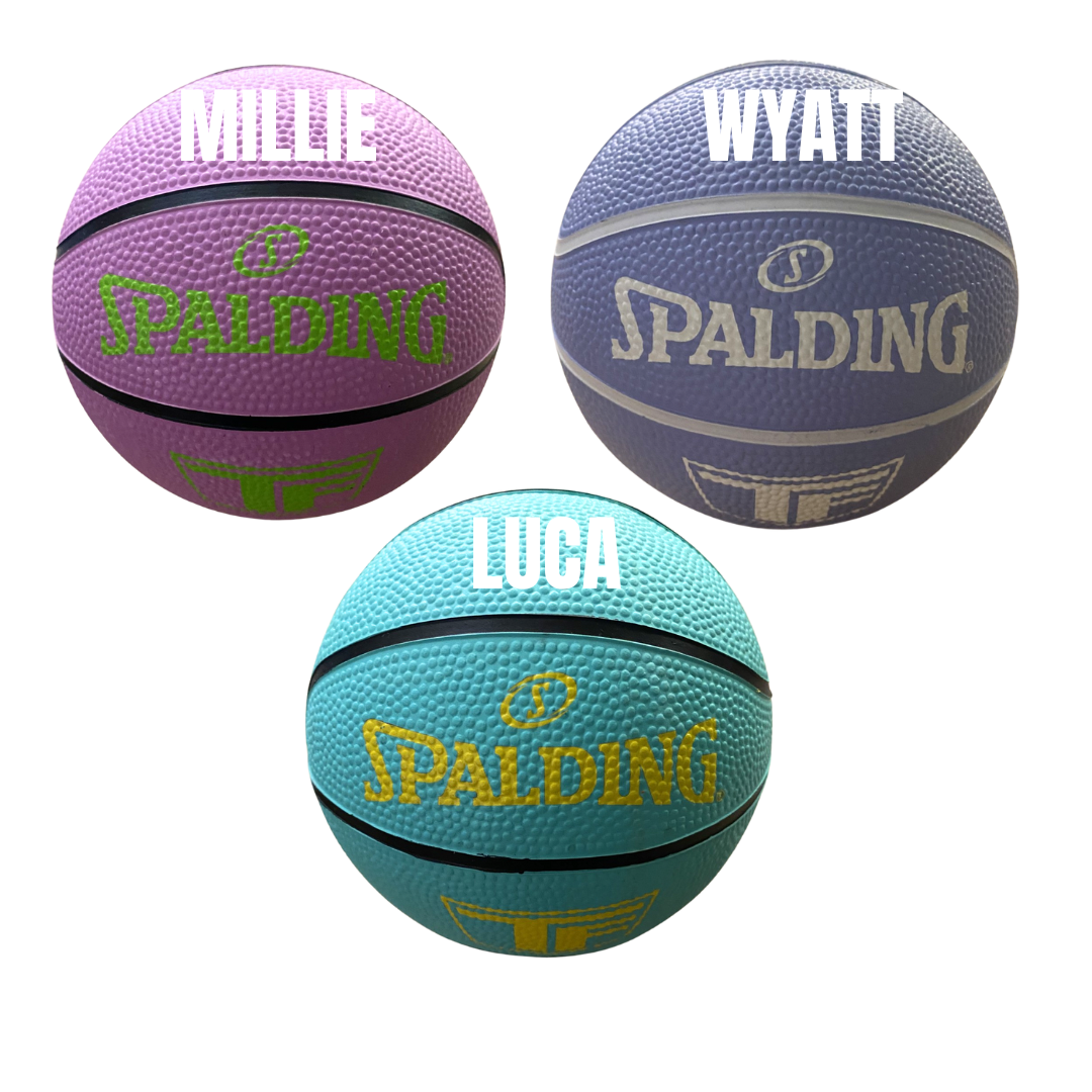 MLW By Design - Personalised Mini Basketball | Pastel Colours *LIMITED EDITION*