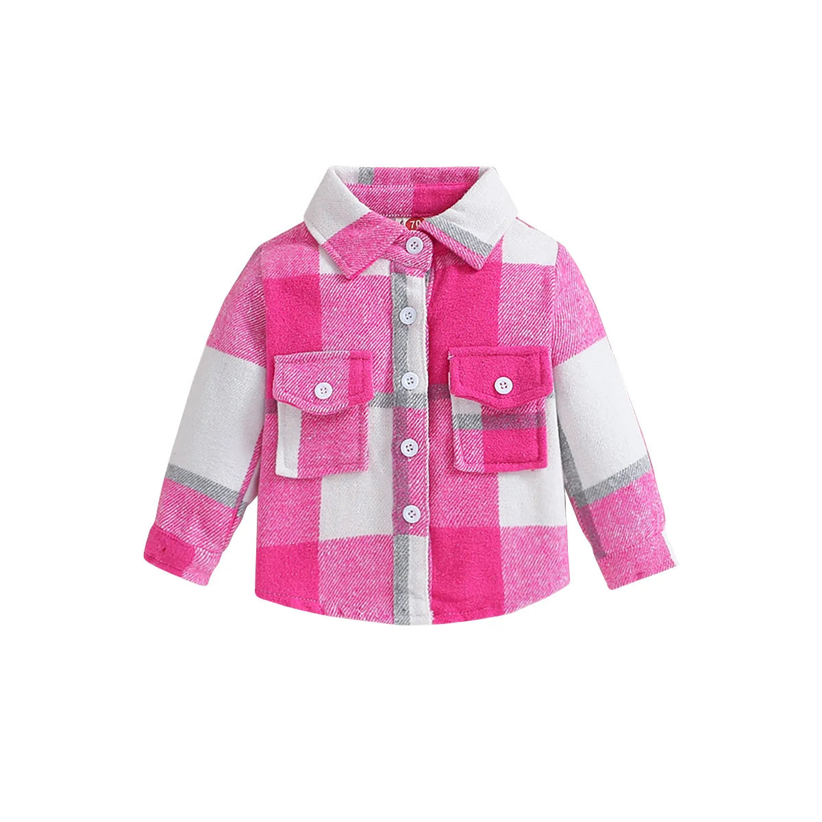 Plaid Shacket | Pink
