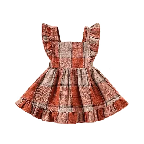 Plaid Frill Dress | 2 Colours