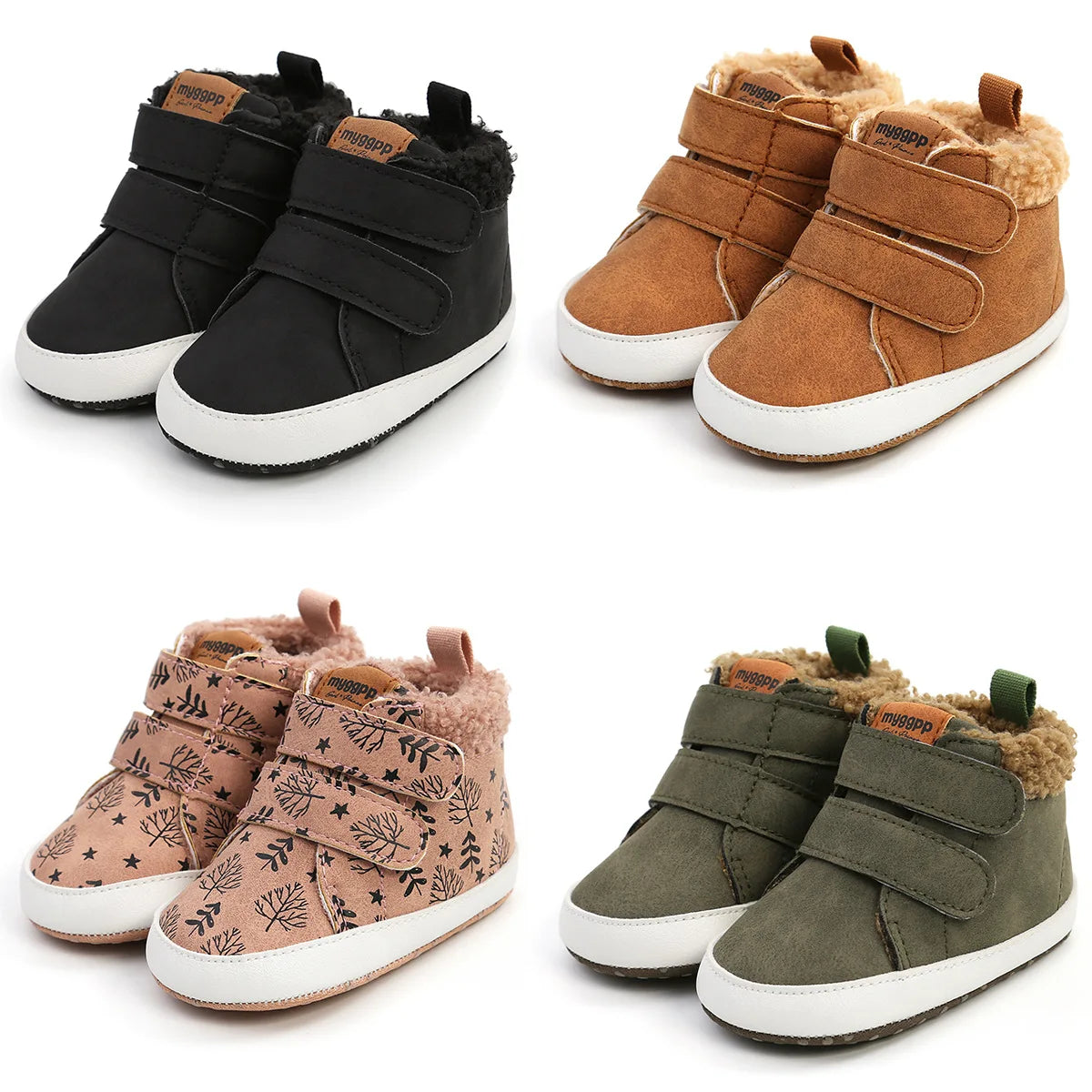 Hightop Fluffy Walkers | 4 Colours