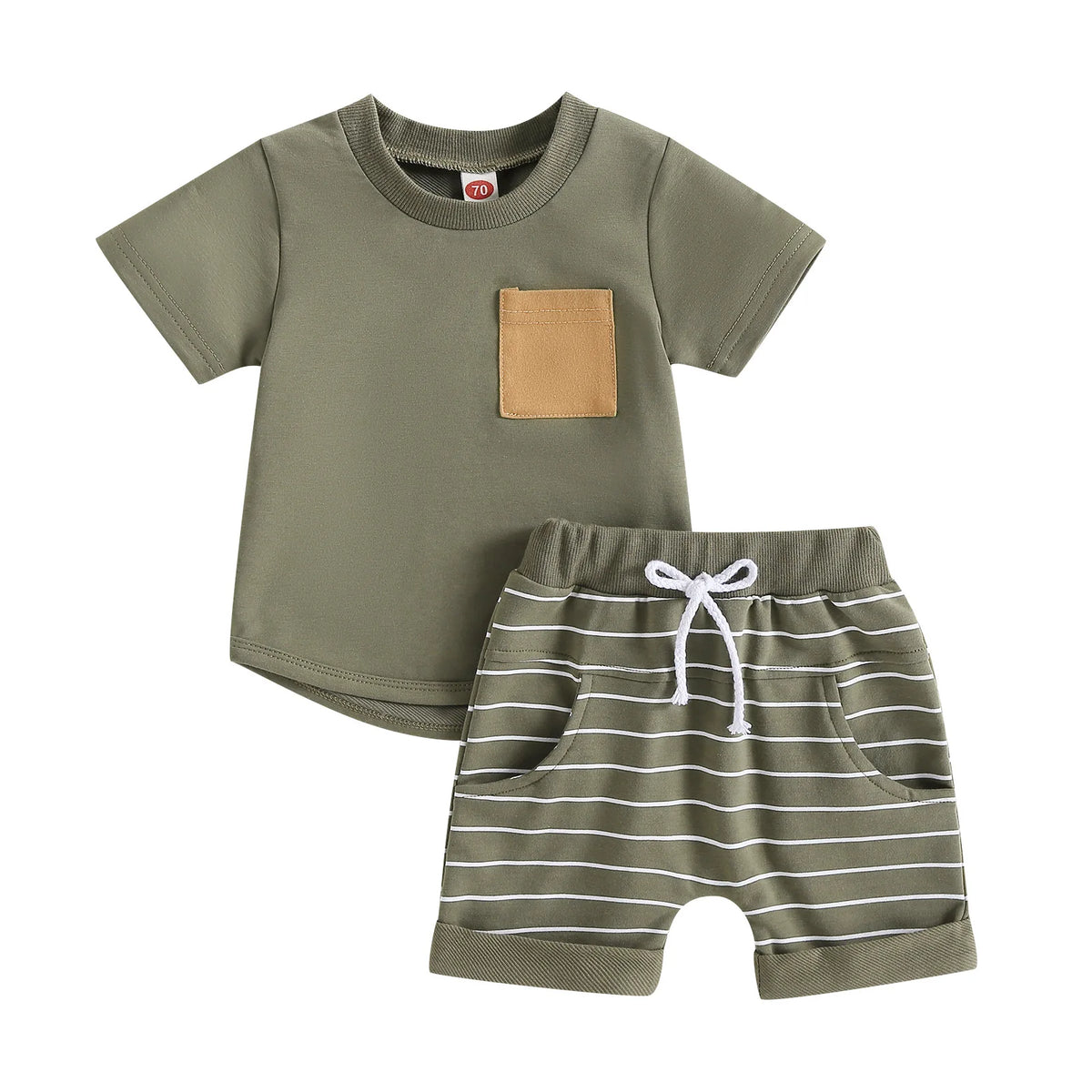 Stripey Summer Set | Green