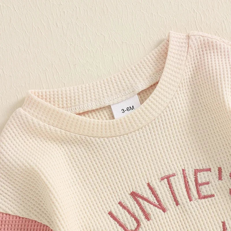 Waffle Auntie Romper