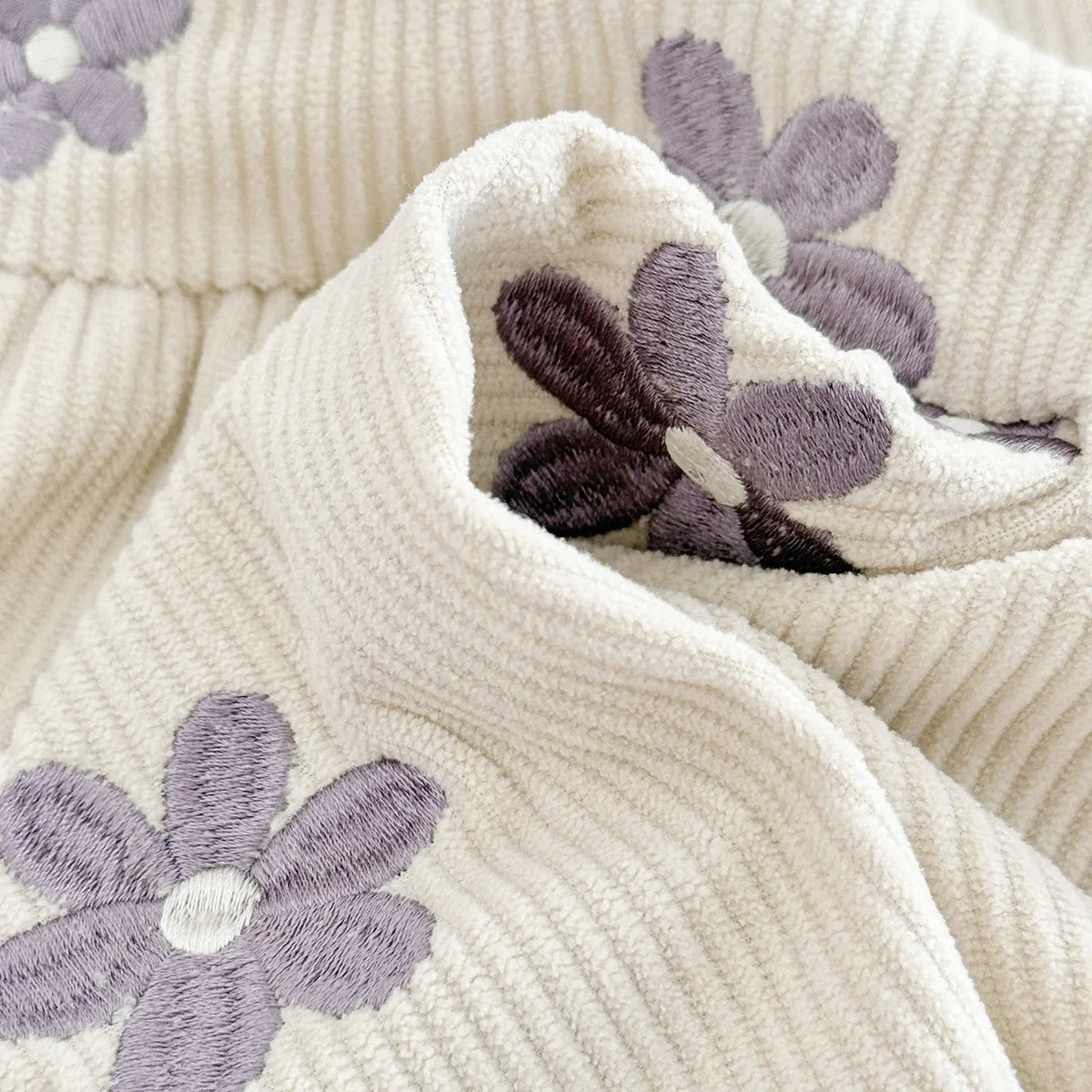 Daisy Corduroy Skirt Overalls | Beige