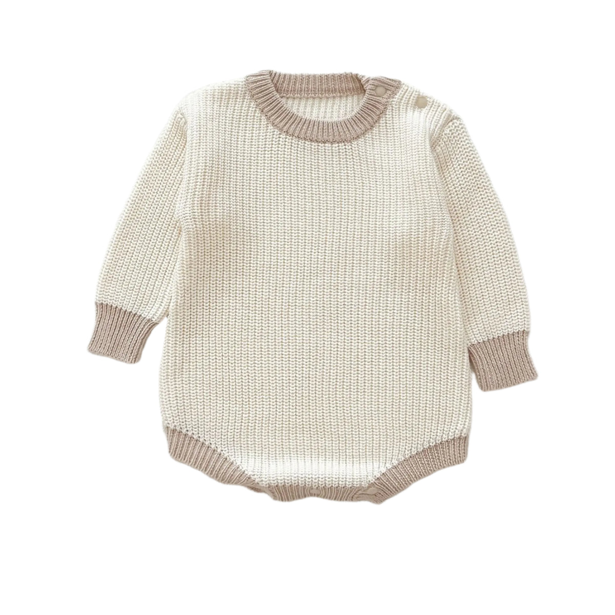 Camila Knit Romper | Cream