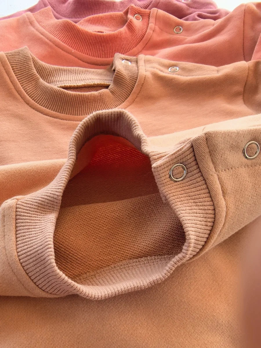 Cotton Long Sleeve Romper | 16 Colours