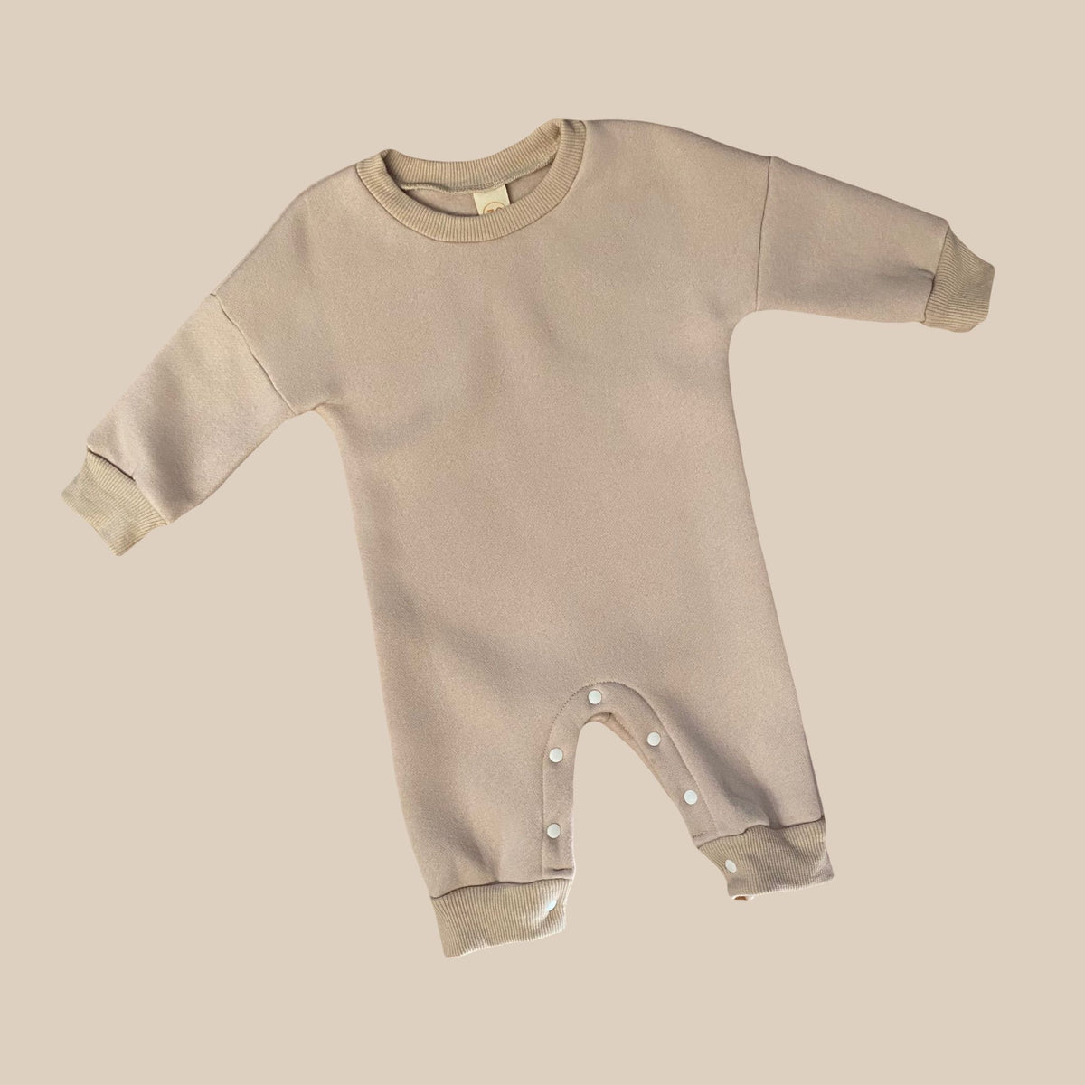 Chunky Fleece Romper | Latte *CLEARANCE*