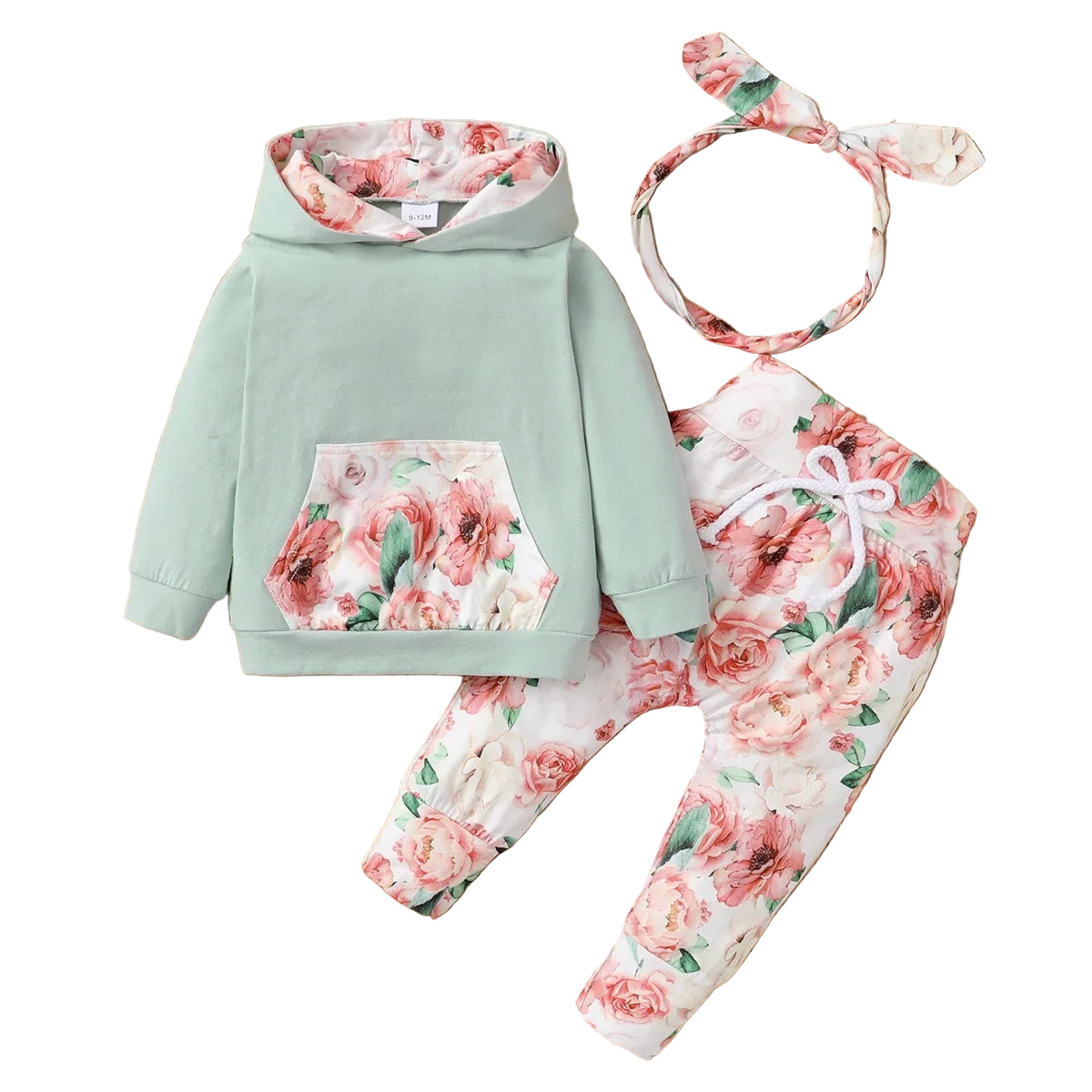 Floral 3 Piece Set | Green *CLEARANCE*