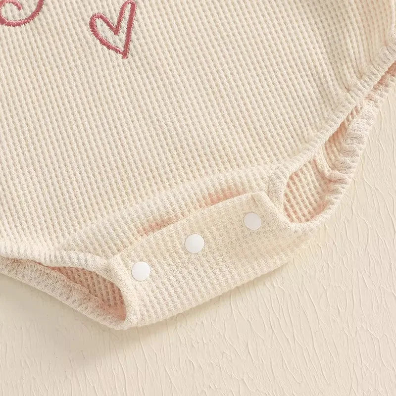 Waffle Auntie Romper