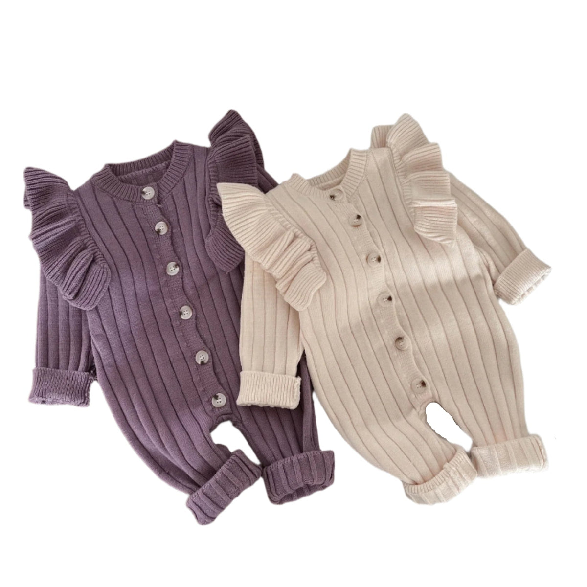 Mia Flutter Knit Onesie | 2 Colours