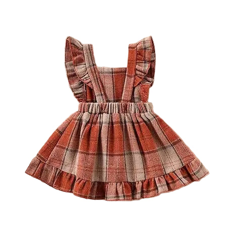 Plaid Frill Dress | 2 Colours