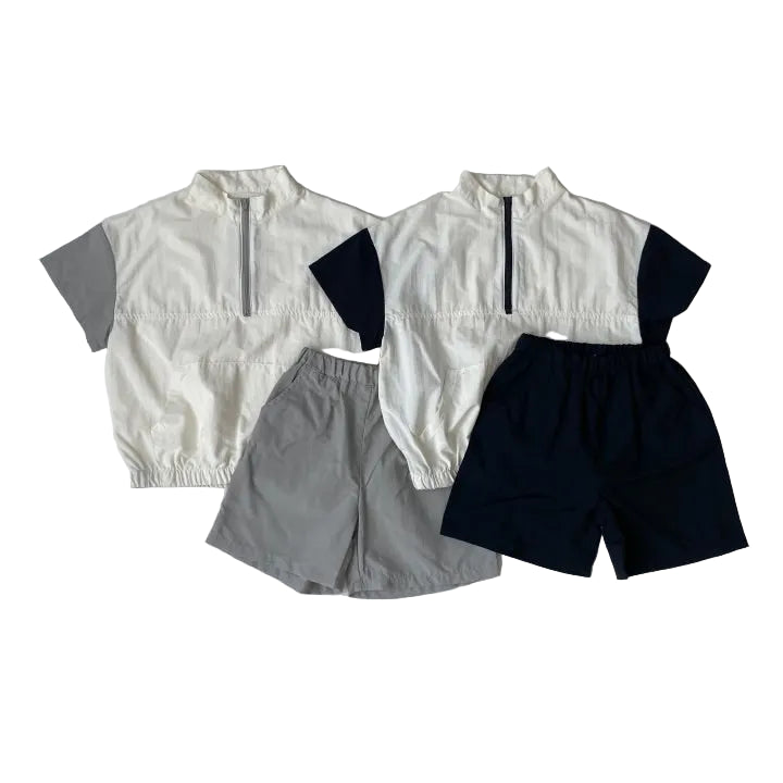 Half Zip Summer Set | 2 Colours