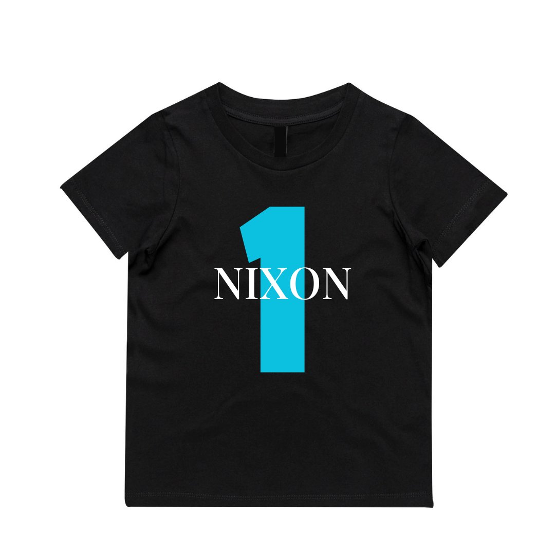 MLW By Design - Personalised Birthday Tee | Blue or Pink