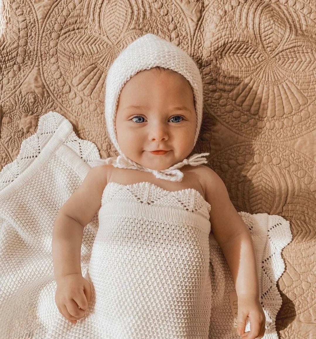 Little Zemi - Personalised Blanket | White