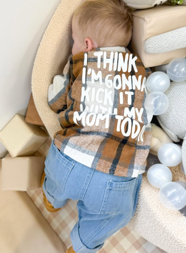 Denim Bubble Pants | Sky Blue