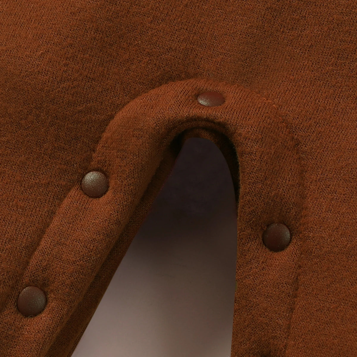 Chunky Fleece Romper | Brown *CLEARANCE*