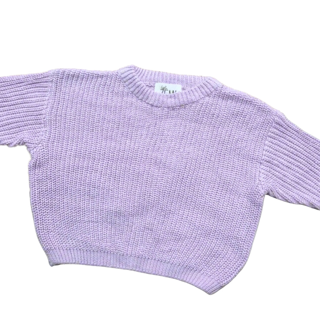 Little Zemi - Personalised Knit Jumper | Lilac