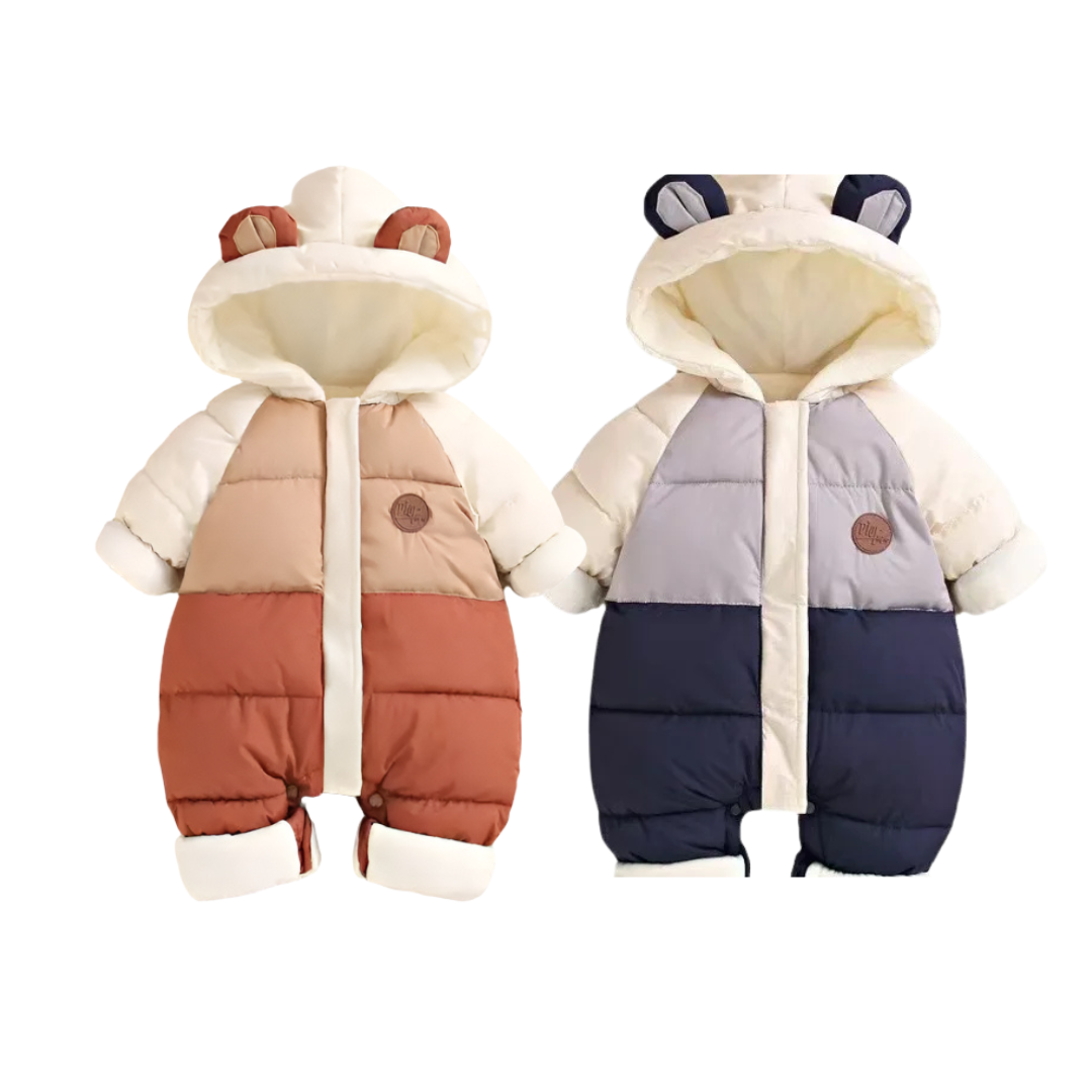 Two Tone Puffer Bear Onesie | 2 Colours