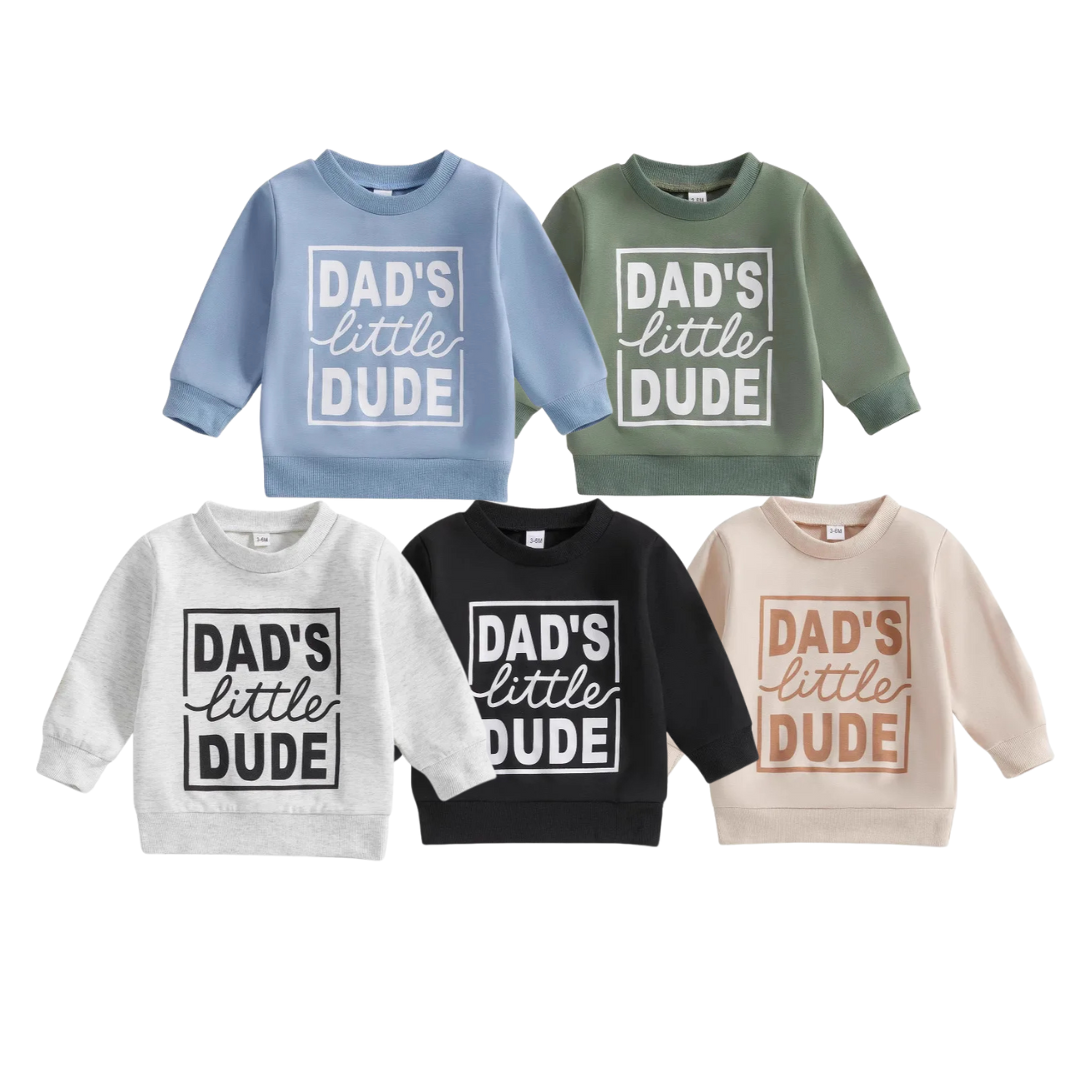 Dads Little Dude Sweater | Various Colours