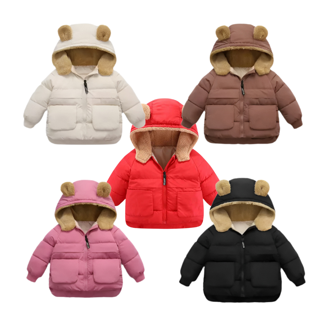 Teddy Bear Puffer Jacket | Various Colours
