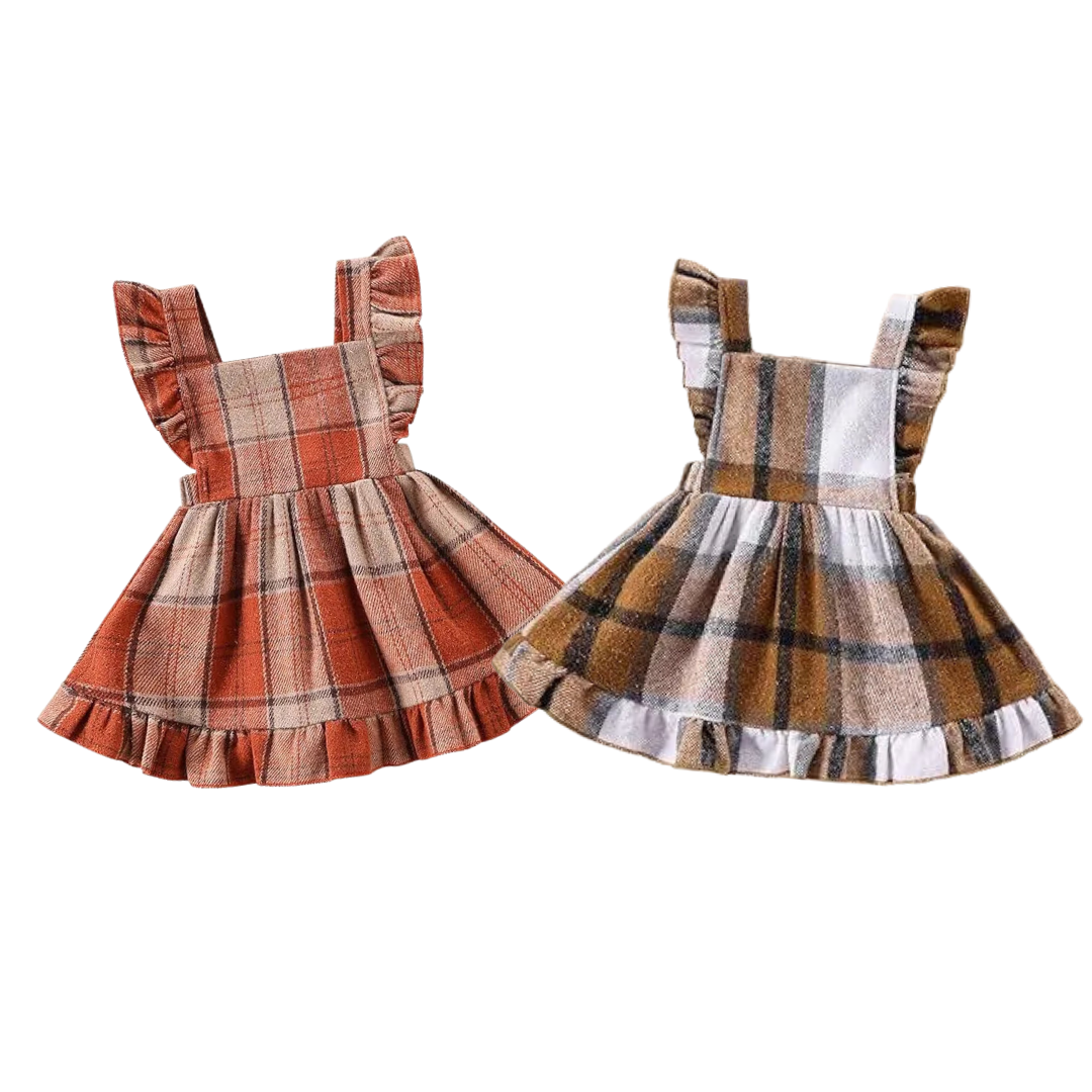 Plaid Frill Dress | 2 Colours