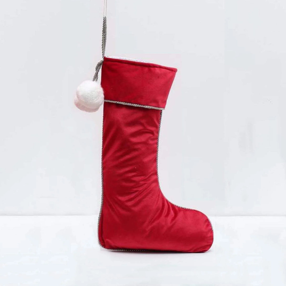 CMC Gold - Velvet Christmas Stocking & Personalised Tag | Various Colours (Pre-Order Nov)