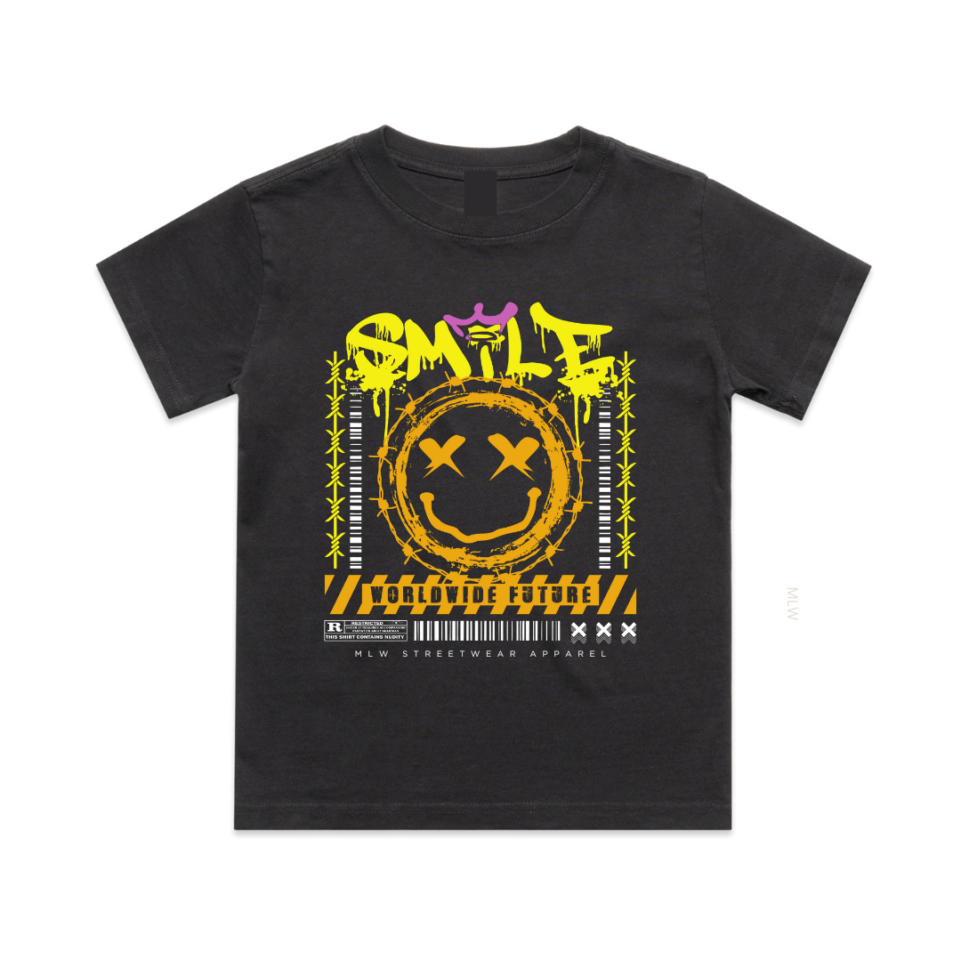 MLW By Design - Smile Oversized Tee