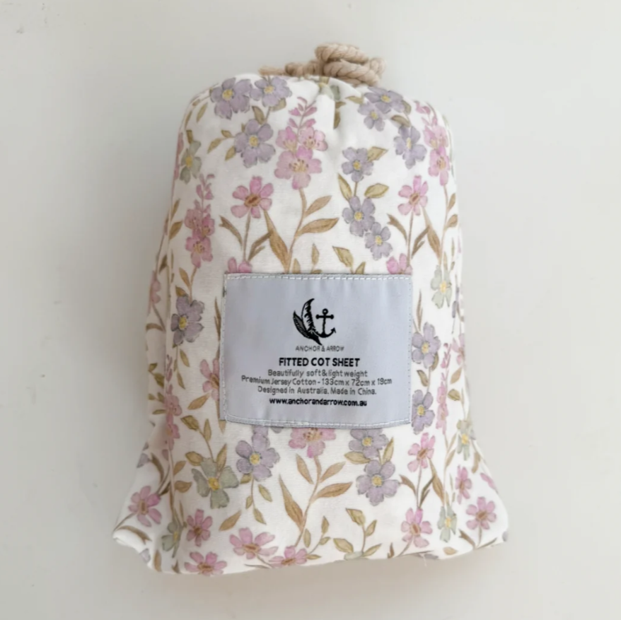 Anchor & Arrow - Cot Sheet | Daisy Dreams