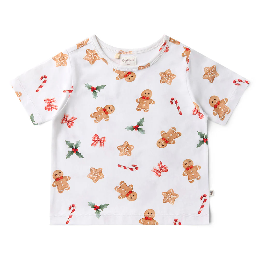 Snuggle Hunny Kids - Gingerbread Organic Kids PJ Set