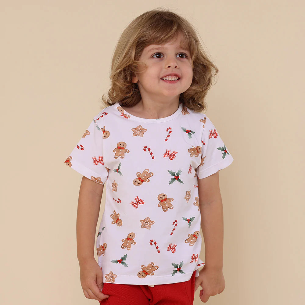 Snuggle Hunny Kids - Gingerbread Organic T-Shirt