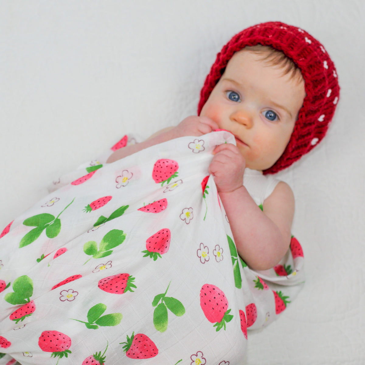 Tinker Tot Baby - Bamboo Cotton Swaddle – Strawberry Patch