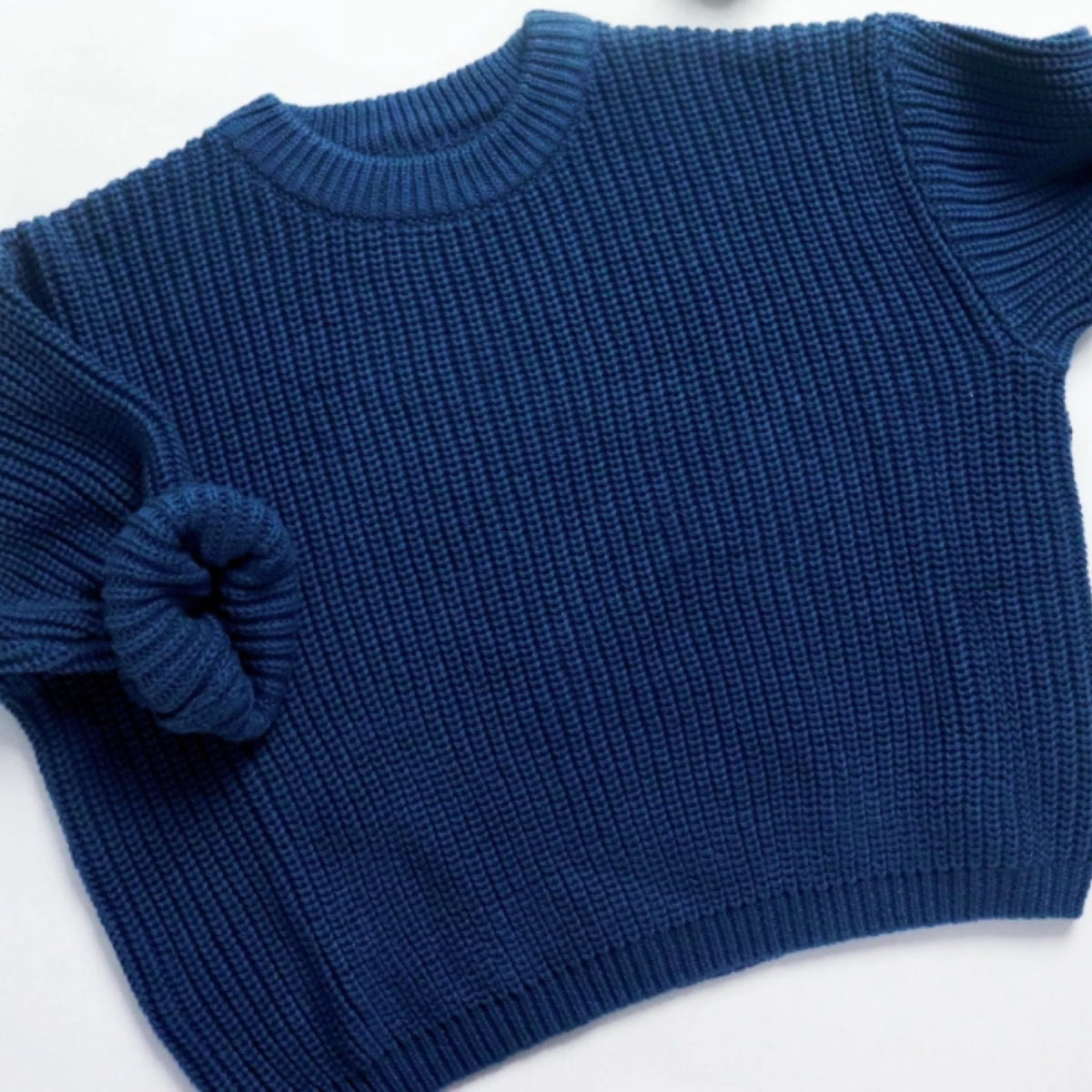 Little Zemi - Personalised Knit Jumper | Navy Blue
