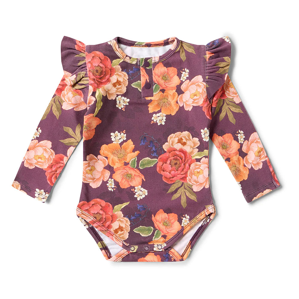 Snuggle Hunny Kids - Long Sleeve Organic Bodysuit | Sienna