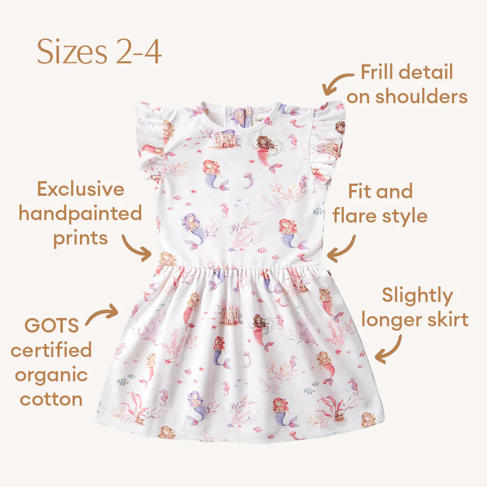 Snuggle Hunny Kids - Organic Dress | Mermaid