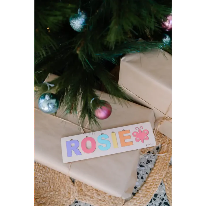 Timber Tinkers - Classic Name Puzzle | Pastels