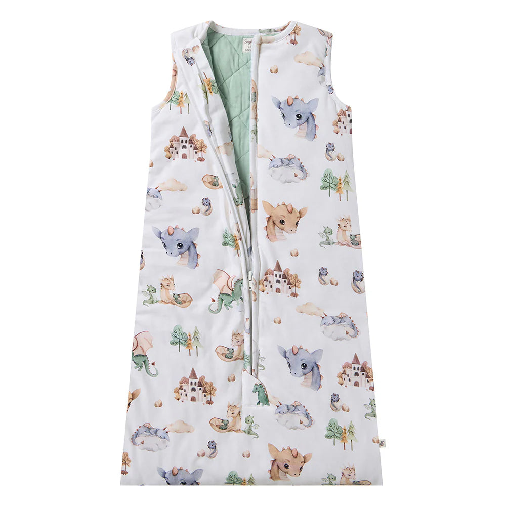 Snuggle Hunny Kids- 2.5 TOG Organic Sleeping Bag | Dragon