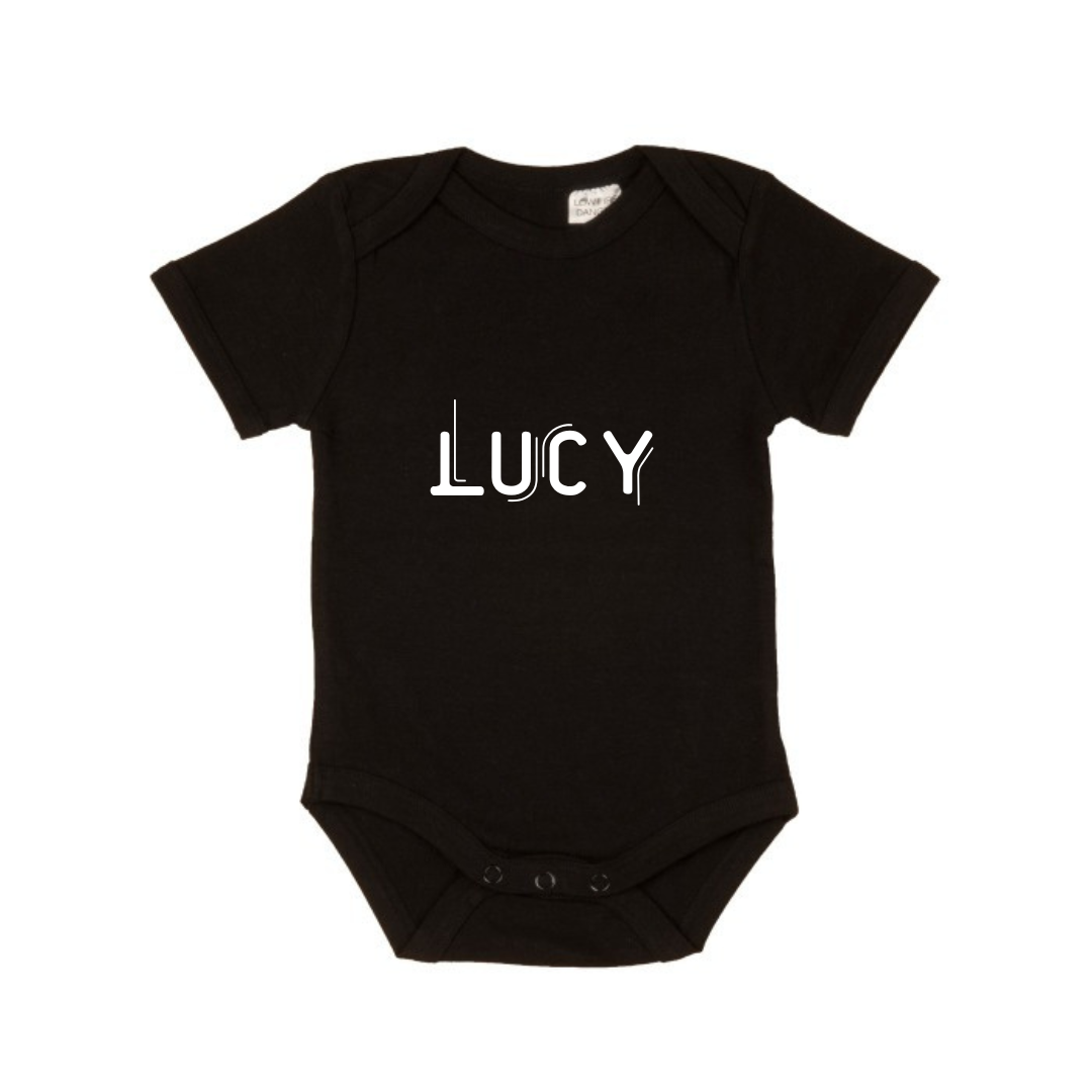 MLW By Design - Name Outline Bodysuit | Various Colours