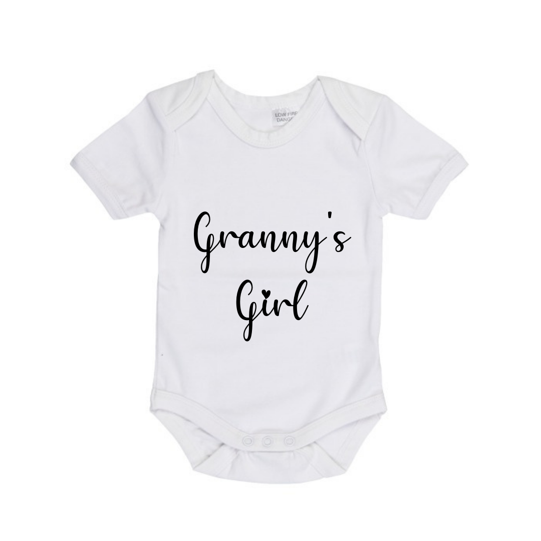MLW By Design - Granny's Girl Bodysuit | White