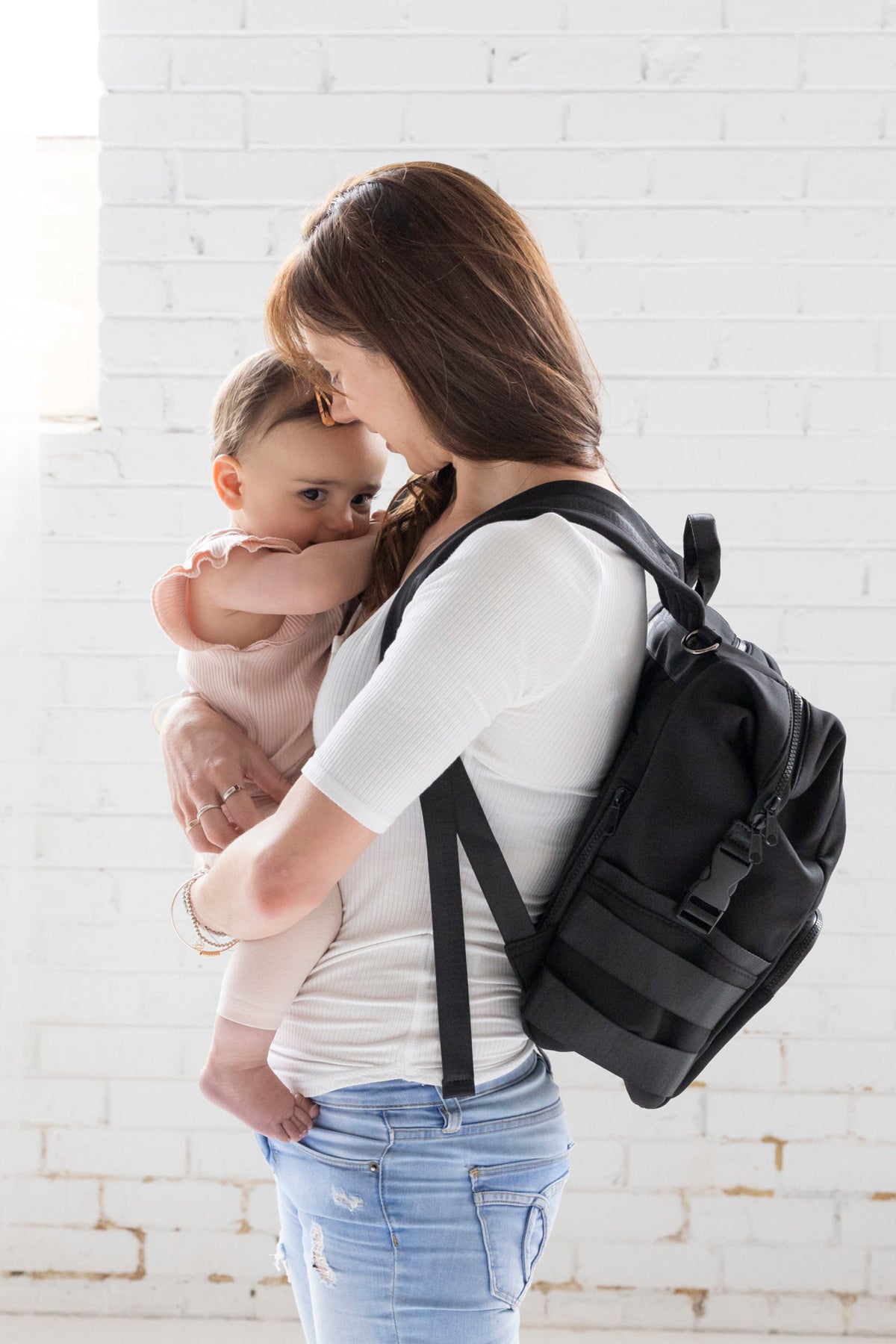 Timber Tinkers - Neoprene Nappy Bag | Black