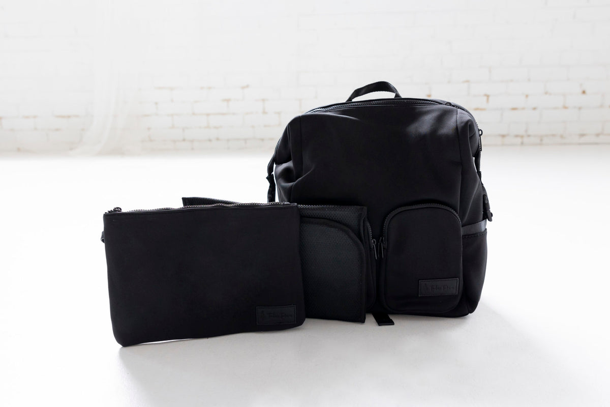 Timber Tinkers - Neoprene Nappy Bag | Black