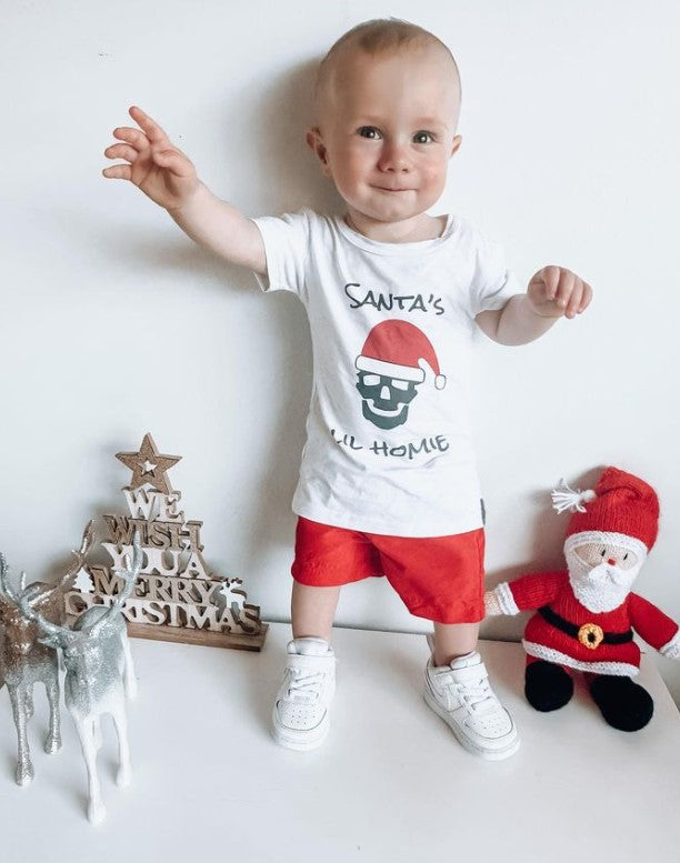 MLW By Design - Santa’s Little Homie Tee | Black or White
