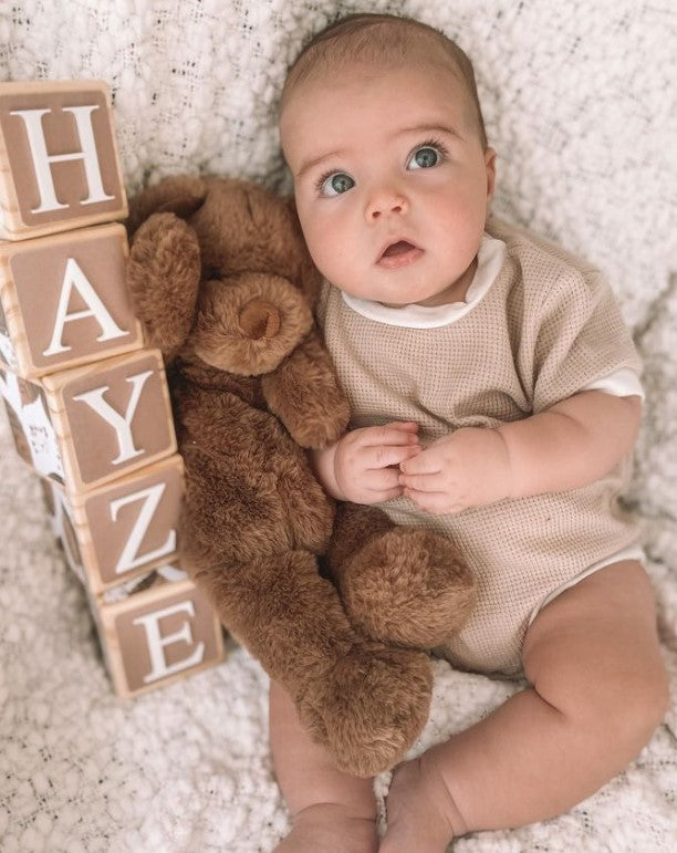 Lenox Waffle Bodysuit | Beige