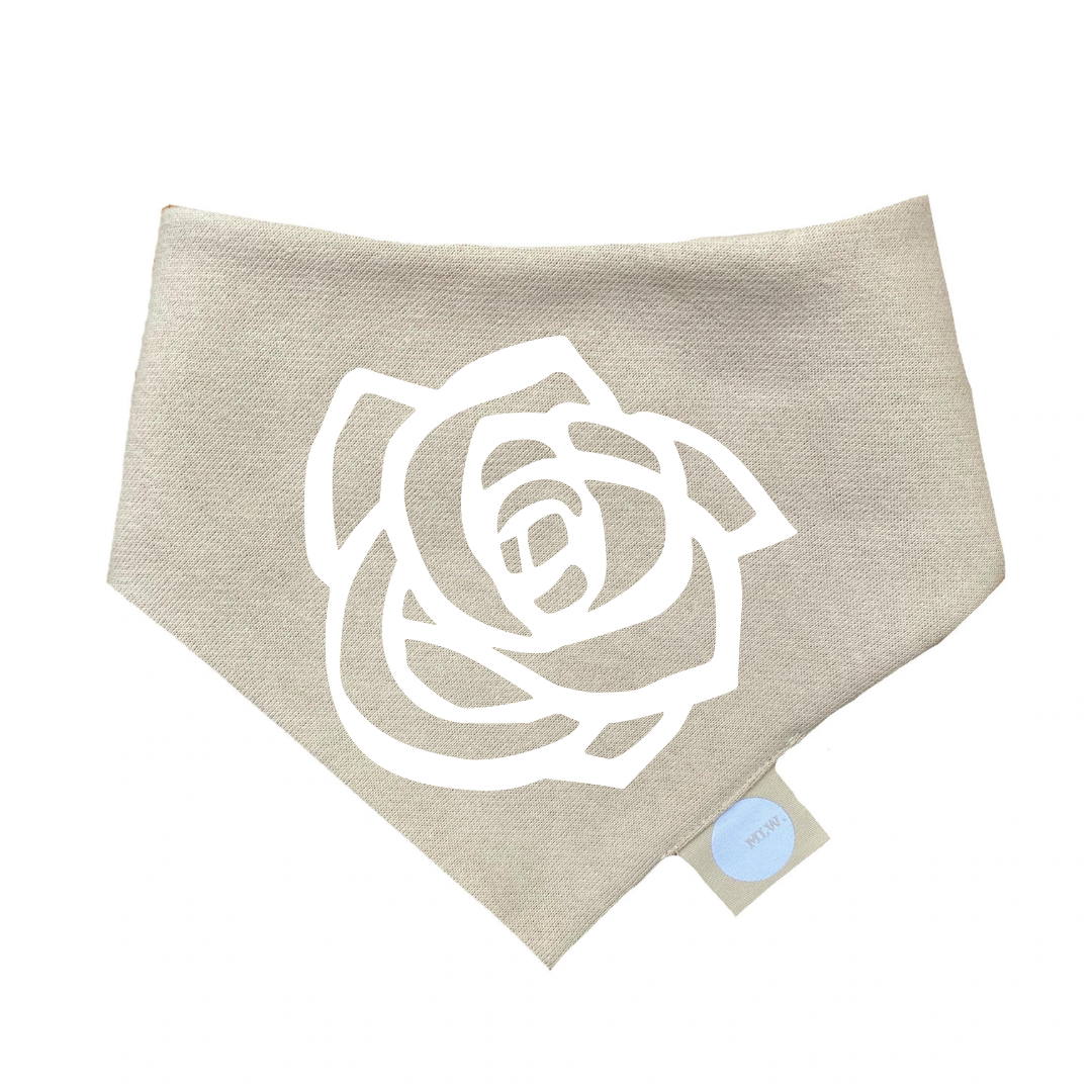MLW By Design - Rose Bandana Bib | Various Colours *CLEARANCE*